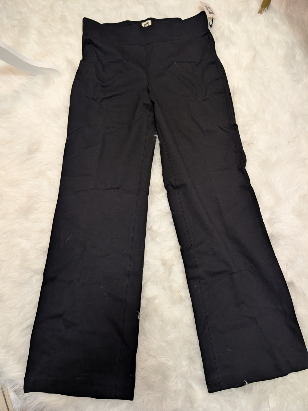 Anne Klein Black Boot Flare Pants